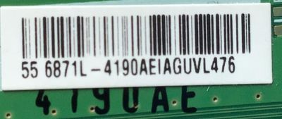 KIT DE TARJETAS PARA TV VIZIO SMART TV / MAIN XGCB0QK025 / 715G7533-M01-000-005T / T-CON 4190A / 6870C-0577A / DRIVER LNTVFY12ZXXA5 / LNTVFY12ZXXA1 / LNTVFY12ZXAA1 / FUENTE ADTVE1335XG6 / 715G6887-P02-007-002M / PANEL TPT550U2-EQLSJA.G / MODELO P55-C1 - Imagen 4